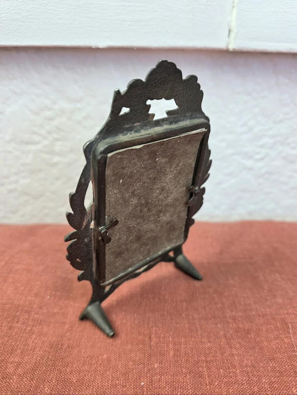 Vintage Miniature Metal Art Nouveau Frame